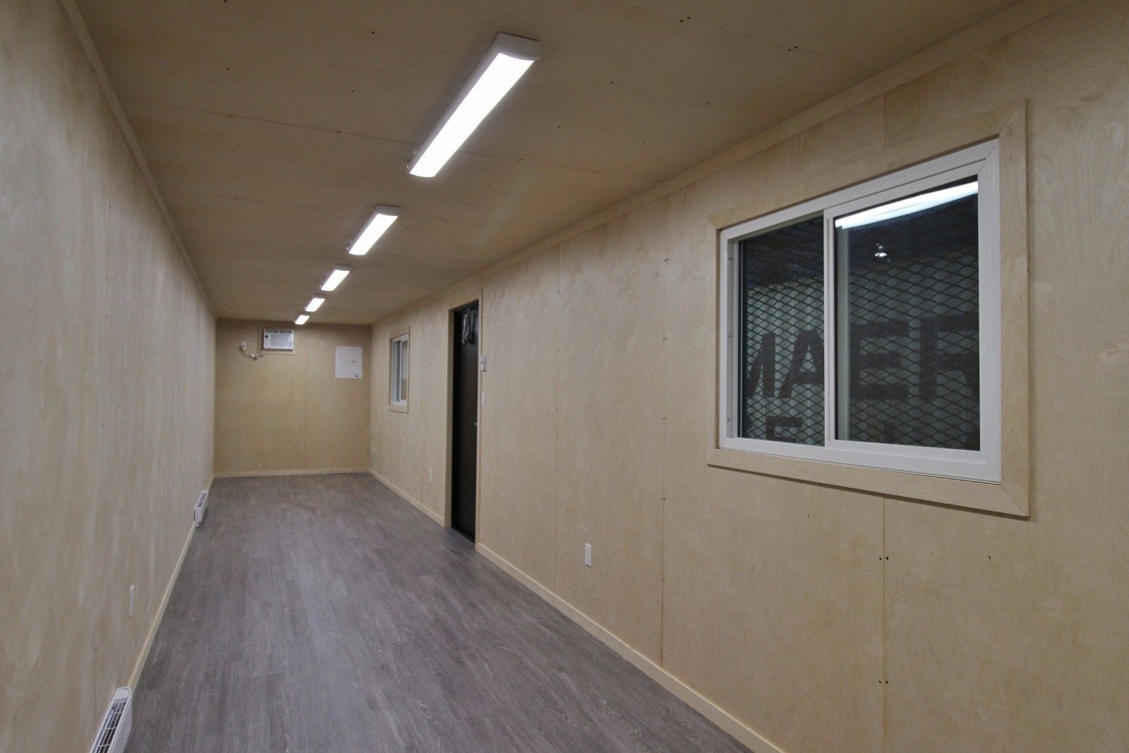 40’ Office CUBE – Wood Finished - Allied Container Services PTY LTD