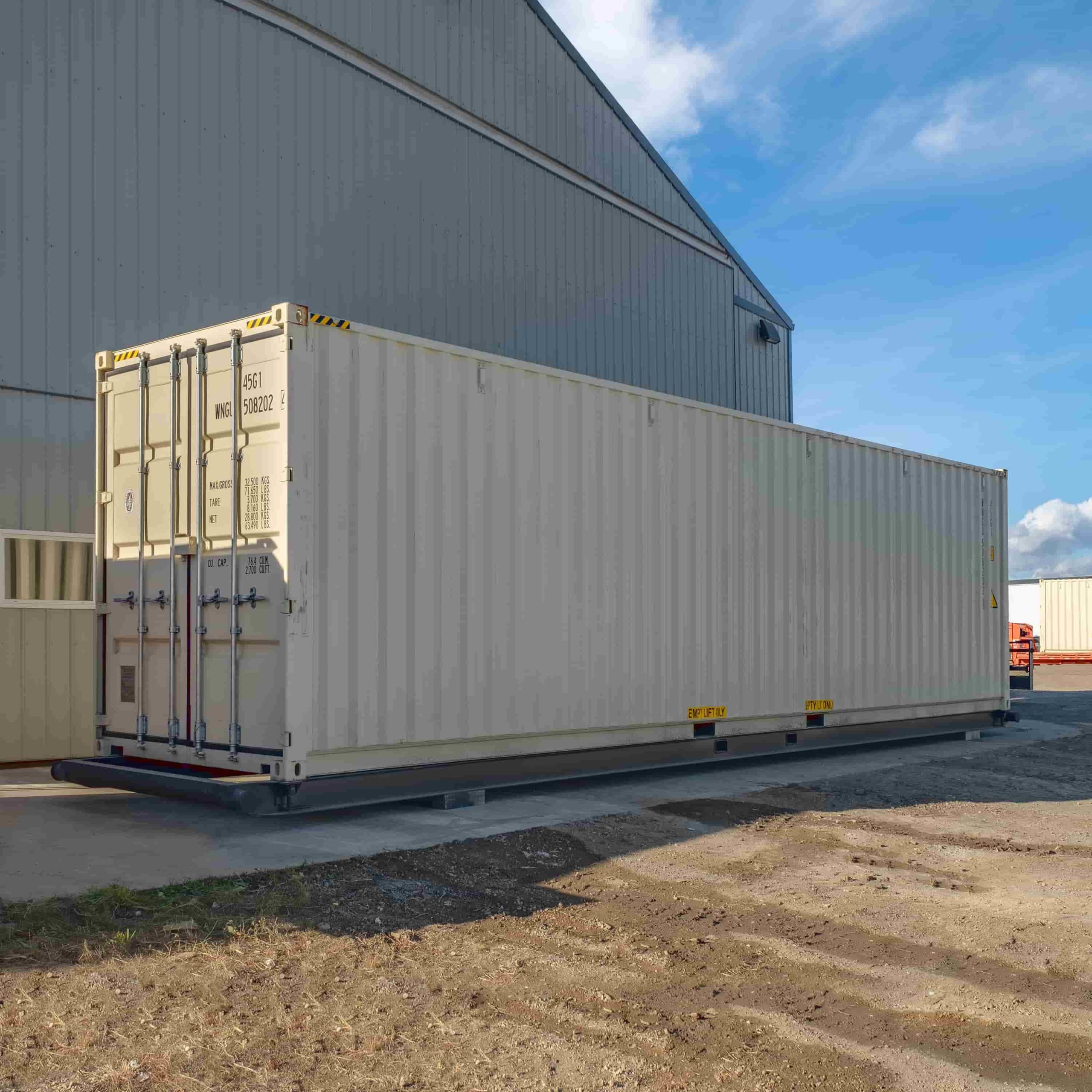 40’ Container skid w/ twist lock “Non Grated” - Allied Container Services PTY LTD